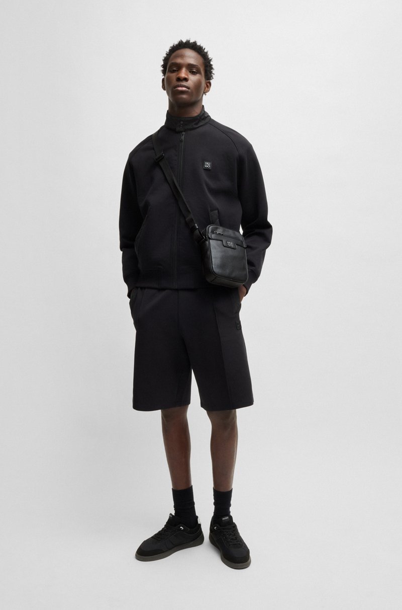 Hugo Boss Bolso Mensajero De Piel Sintética Granulada Con Detalle De Logo Apilado