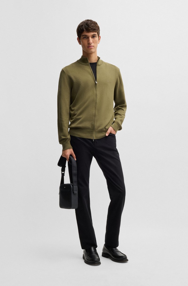 Hugo Boss Bolso Mensajero De Piel Sintética Granulada Con Detalle De Logo