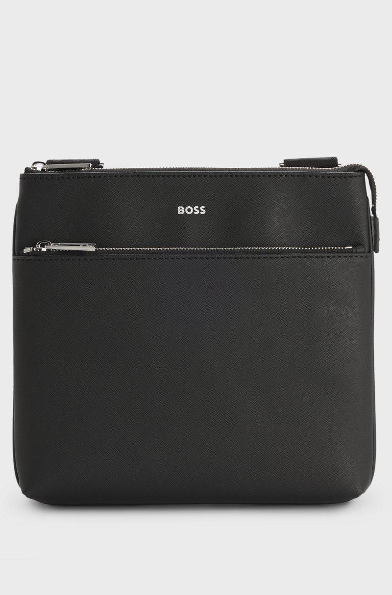 Hugo Boss Bolso tipo sobre con cierre de cremallera y detalle de logo