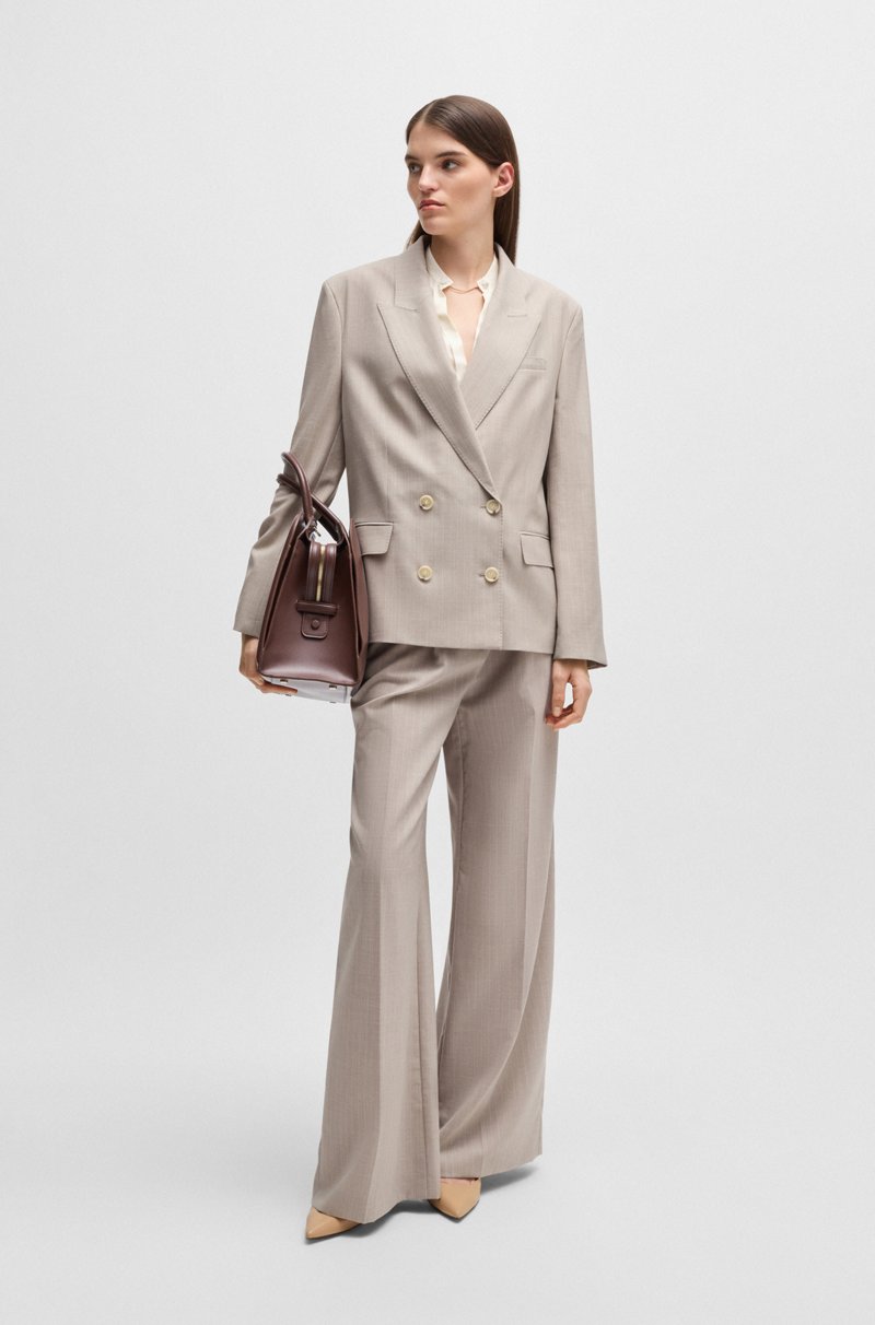 Hugo Boss Bolso Tote Ariell De Piel Con Bolsito Extraíble