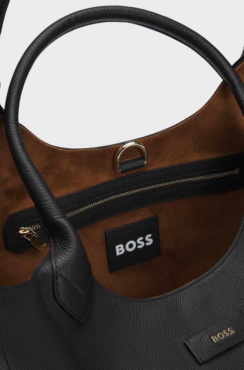 Hugo Boss Bolso Tote De Piel Granulada Con Letras De Logo Pulidas