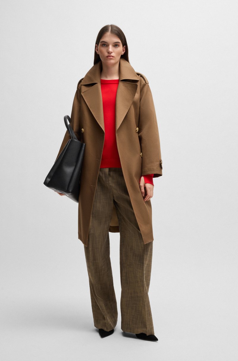 Hugo Boss Bolso Tote De Piel Sintética Granulada Con Monograma Double B