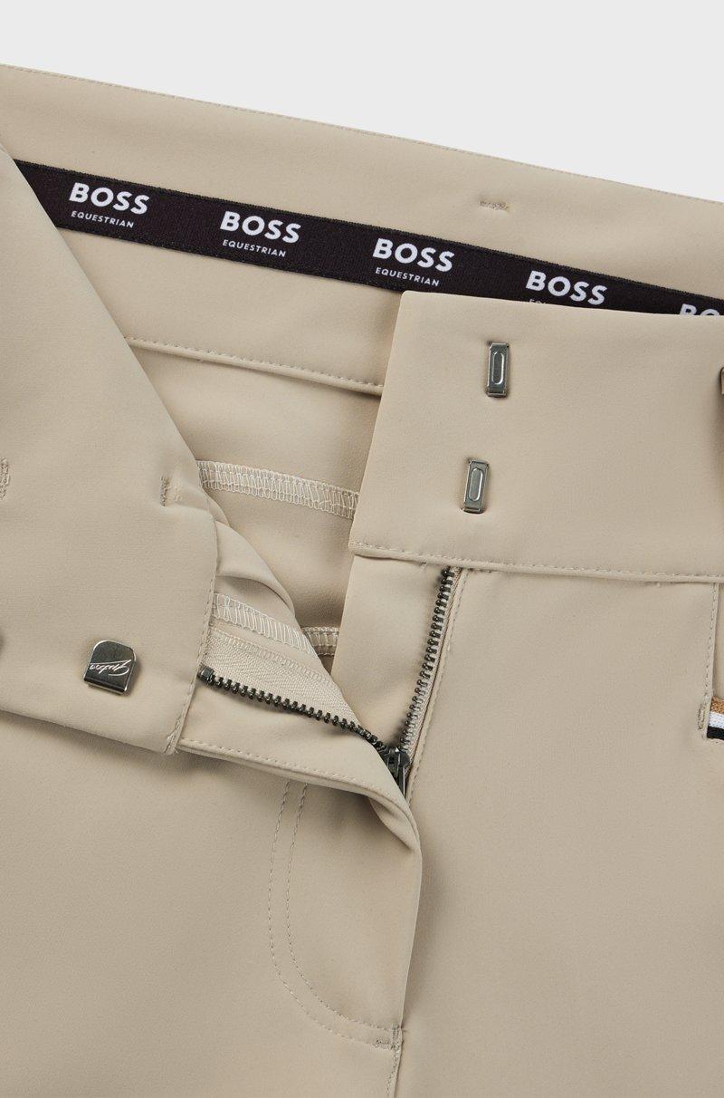 Hugo Boss Bombachos De Talle Alto Para Equitación Con Agarre En Las Rodillas