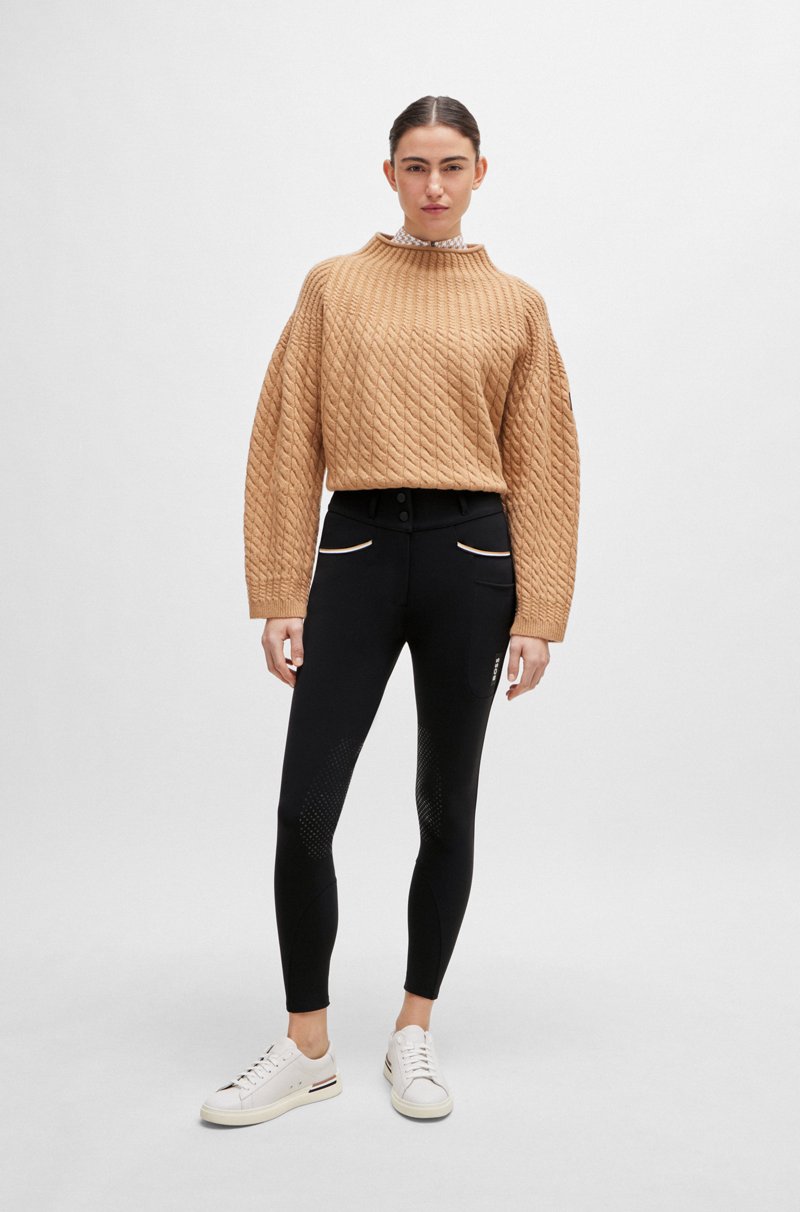 Hugo Boss Bombachos De Talle Alto Para Equitación Con Agarre En Las Rodillas