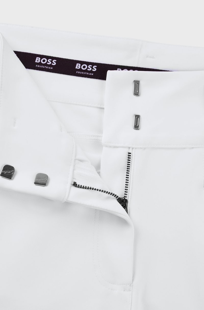 Hugo Boss Bombachos De Talle Alto Para Equitación Con Agarre En Las Rodillas
