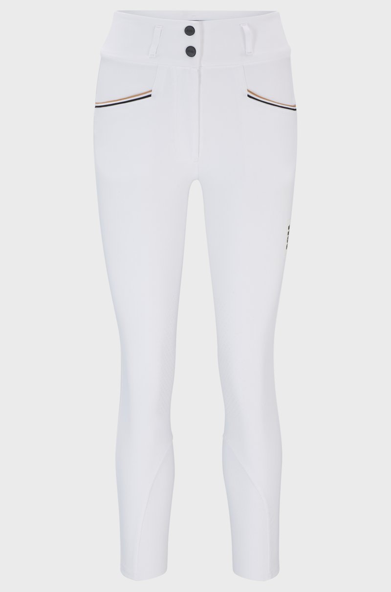 Hugo Boss Bombachos de talle alto para equitación con agarre en las rodillas