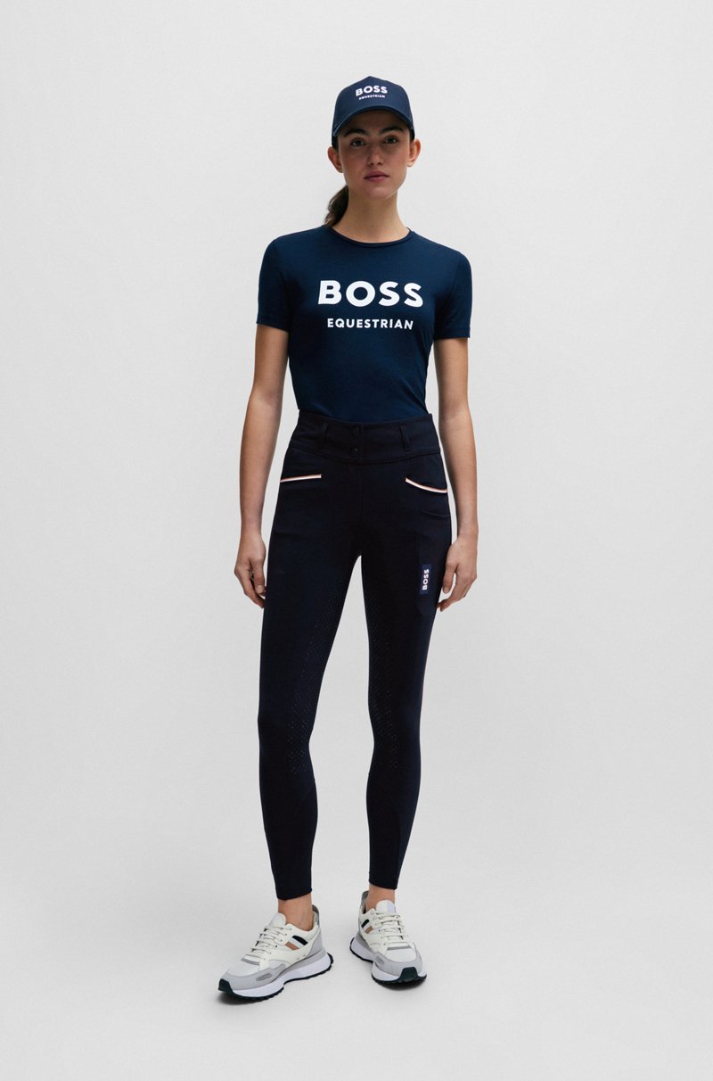 Hugo Boss Bombachos Para Equitación Con Agarre Completo Y Bolsillo Para El Teléfono