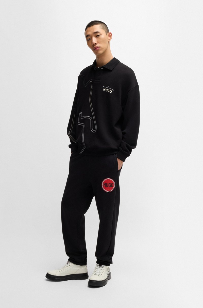 Hugo Boss Botas Con Cordones Y Logo De Efecto Brillante