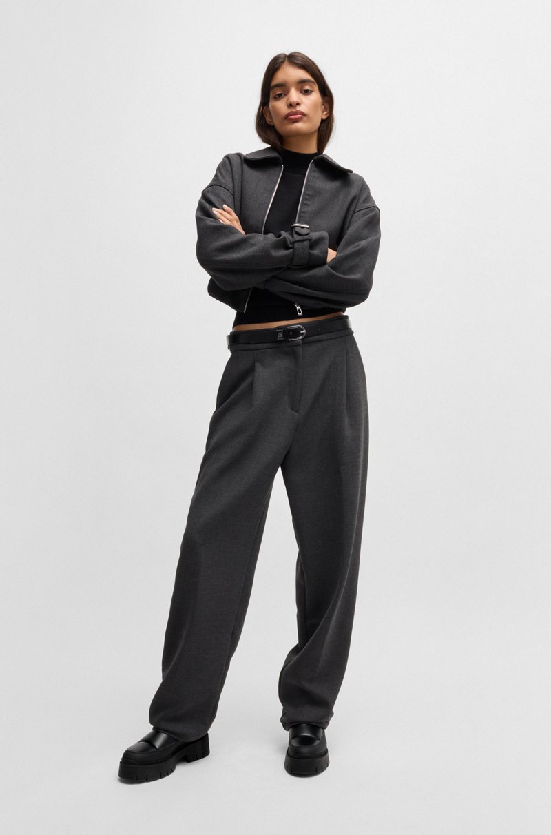 Hugo Boss Botas De Piel Sintética Con Efecto Guateado