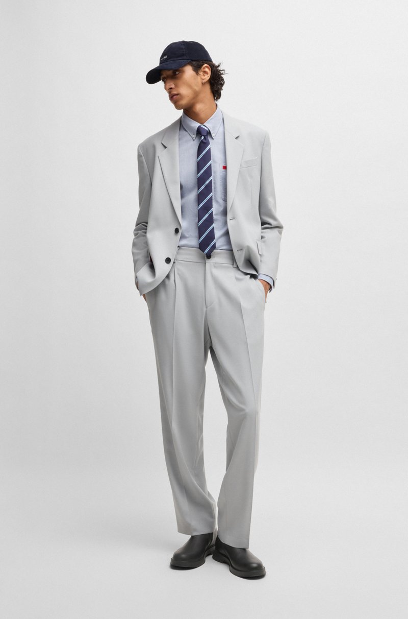 Hugo Boss Botines De Piel Con Cremallera Y Detalles De Costuras