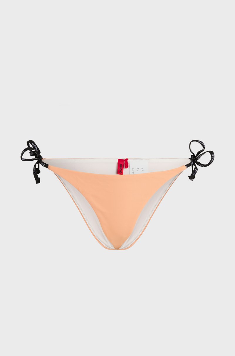 Hugo Boss Braguita De Bikini Con Lazos Con Logo En Contraste