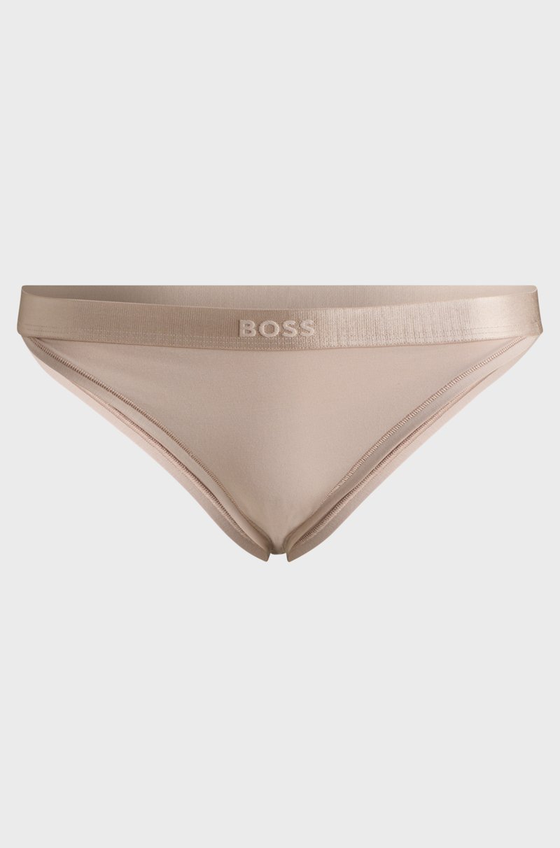 Hugo Boss Braguitas De Algodón Con Logo Característico En La Cintura