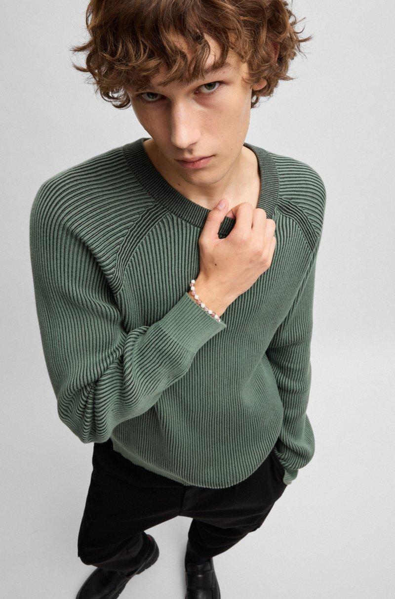 Hugo Boss Brazalete Ajustable Con Perlas Naturales Y Piedras Rosas