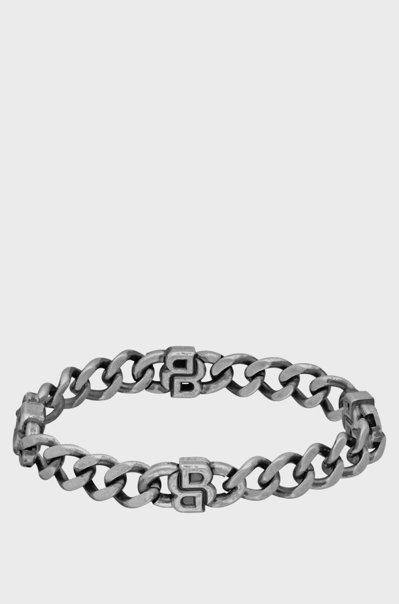 Hugo Boss Brazalete De Cadena Con Monogramas Double B