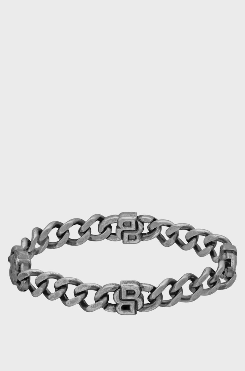 Hugo Boss Brazalete De Cadena Con Monogramas Double B