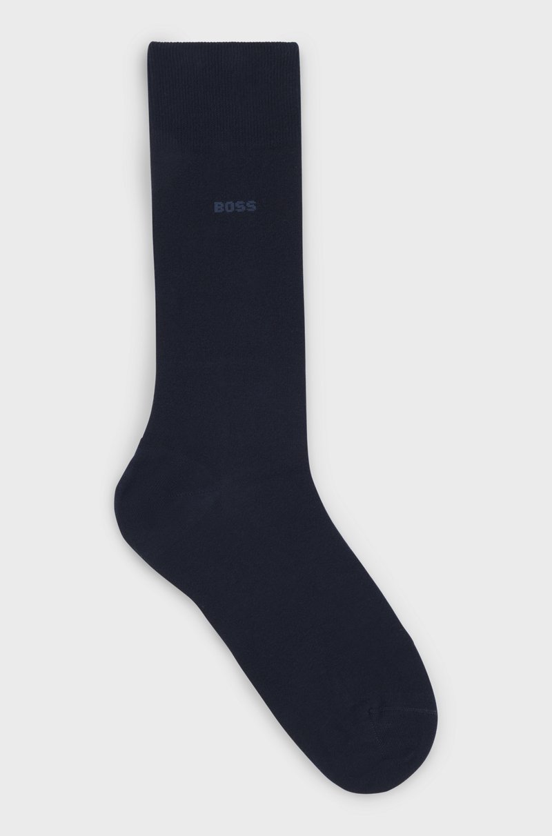 Hugo Boss Calcetines de largo estándar con logo en algodón elástico peinado