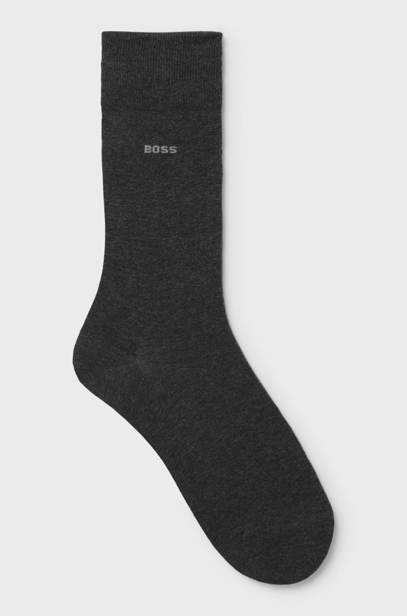 Hugo Boss Calcetines de largo estándar con logo en algodón elástico peinado