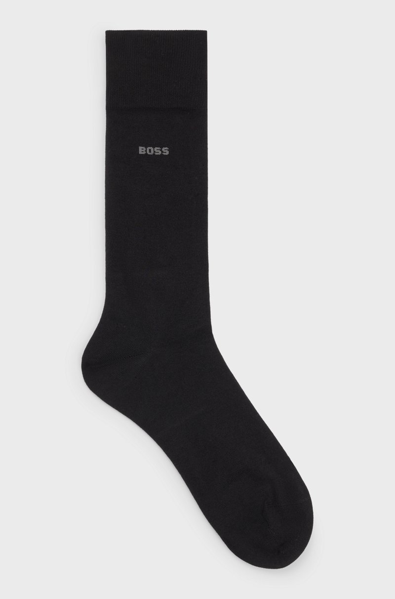 Hugo Boss Calcetines de largo estándar con logo en algodón elástico peinado