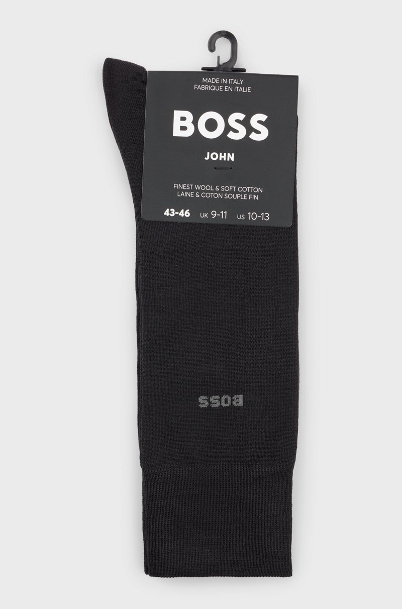 Hugo Boss Calcetines De Largo Estándar En Mezcla De Lana