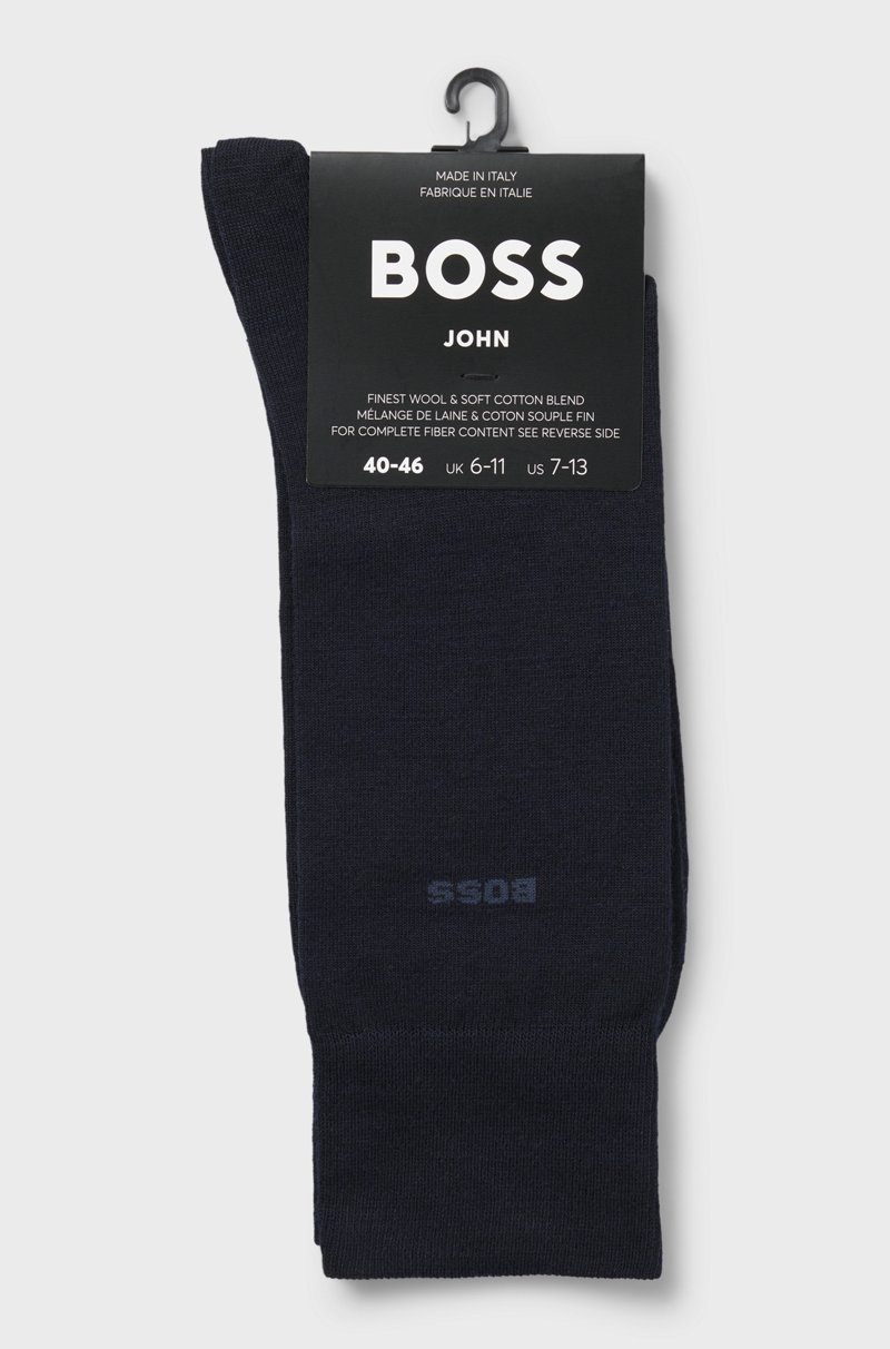 Hugo Boss Calcetines De Largo Estándar En Mezcla De Lana