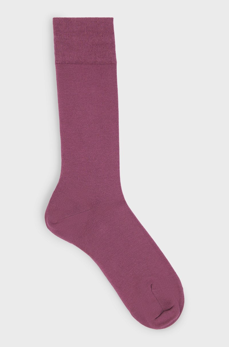 Hugo Boss Calcetines de largo normal de mezcla de modal con logo bordado