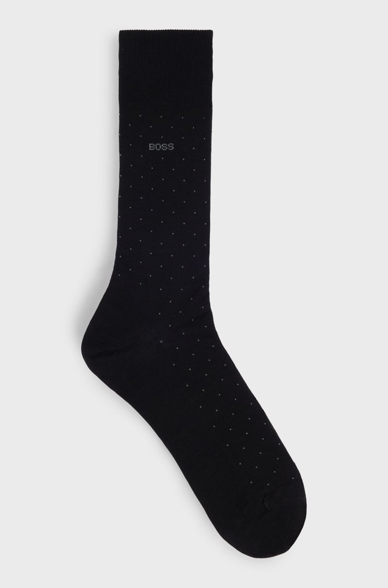 Hugo Boss Calcetines de largo normal en mezcla de algodón mercerizado