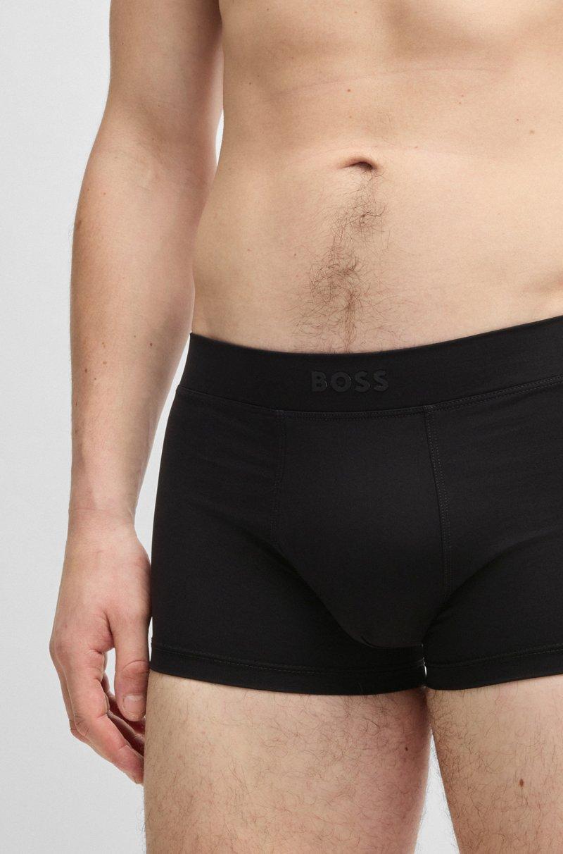 Hugo Boss Calzoncillos De Microfibra Con Logo De Silicona En La Cintura