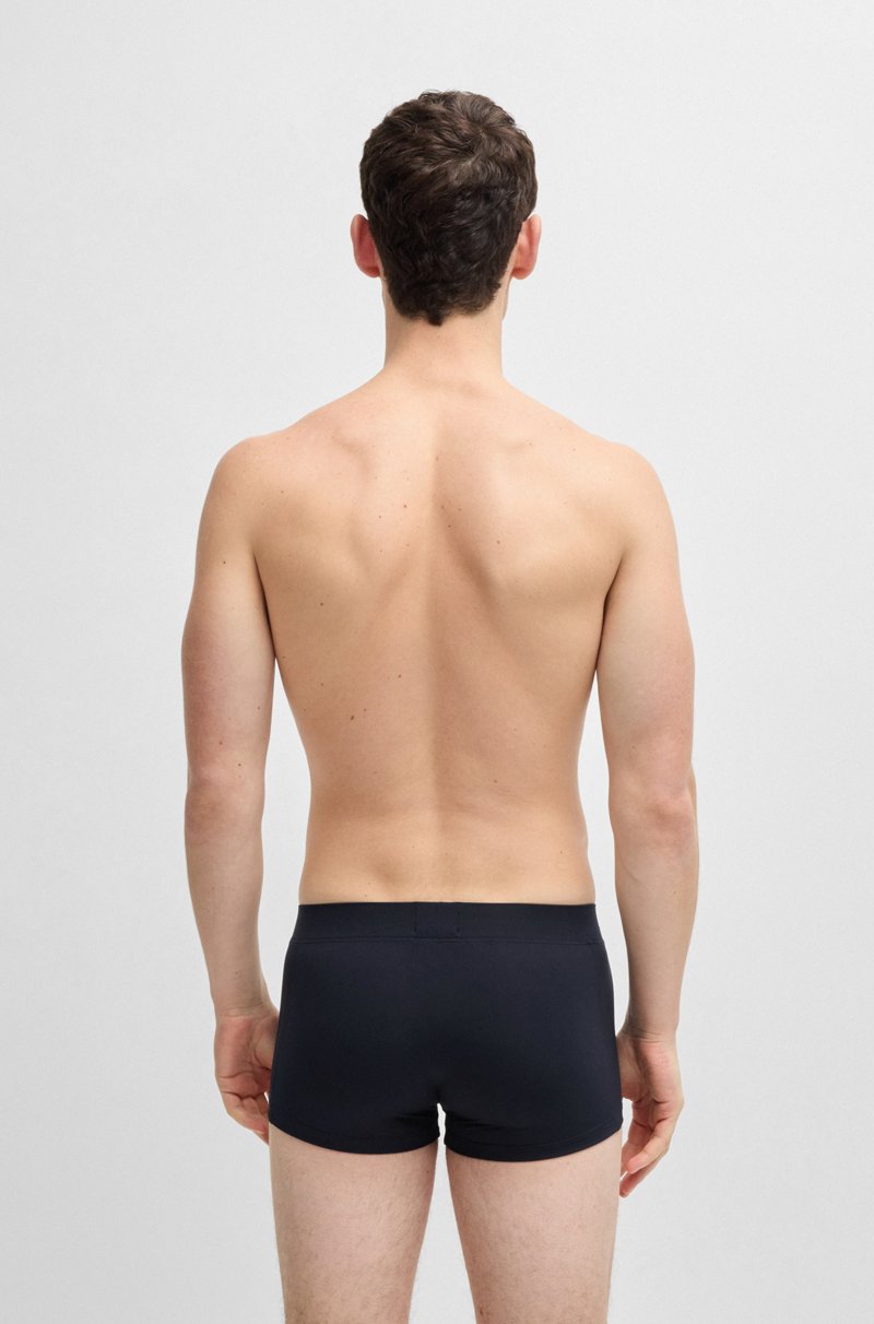 Hugo Boss Calzoncillos De Microfibra Con Logo De Silicona En La Cintura