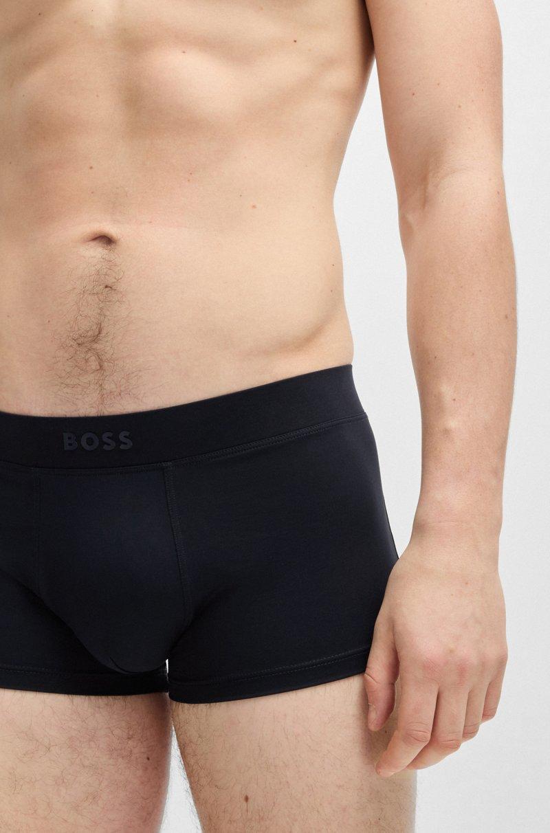Hugo Boss Calzoncillos De Microfibra Con Logo De Silicona En La Cintura