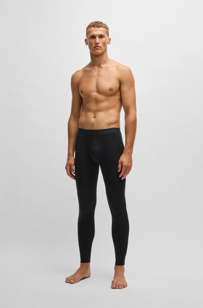 Hugo Boss Calzoncillos Largos Térmicos Con Logo En La Cintura
