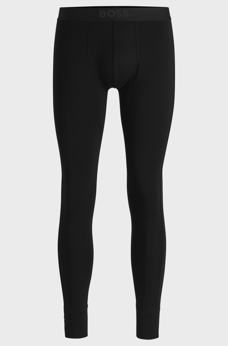 Hugo Boss Calzoncillos largos térmicos con logo en la cintura