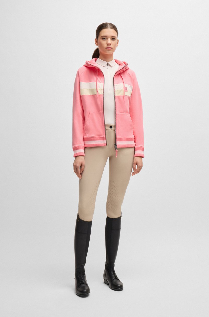 Hugo Boss Camisa De Entrenamiento Para Equitación En Piqué Elástico