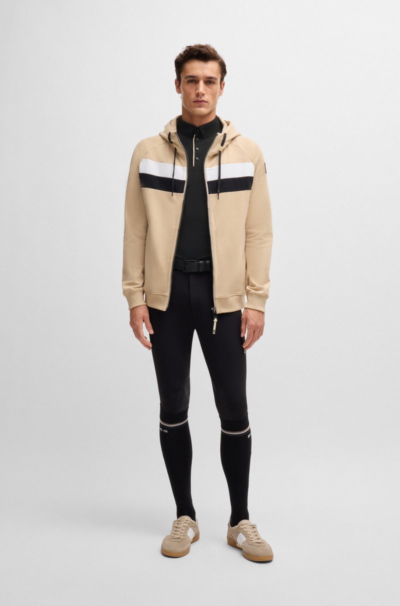 Hugo Boss Camisa De Entrenamiento Para Equitación En Piqué Elástico