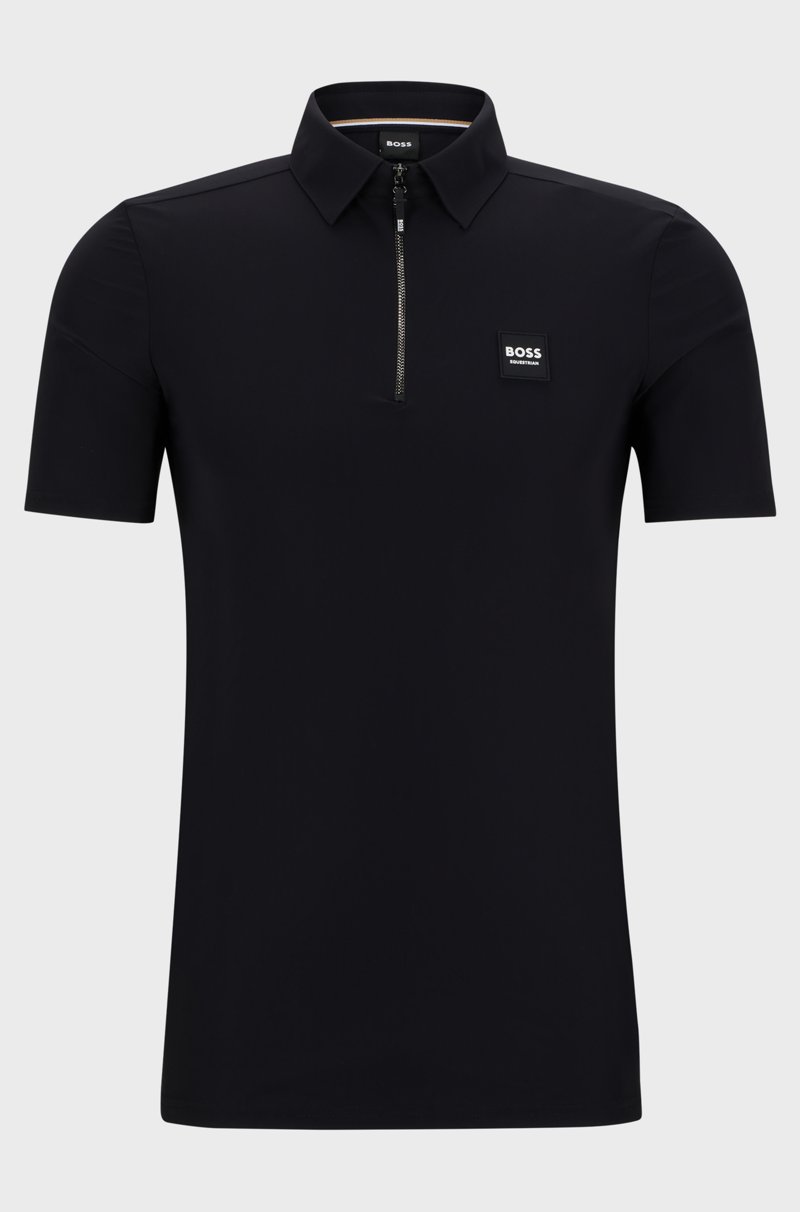 Hugo Boss Camisa De Equitación Para Doma Con Parche De Logo De La Marca