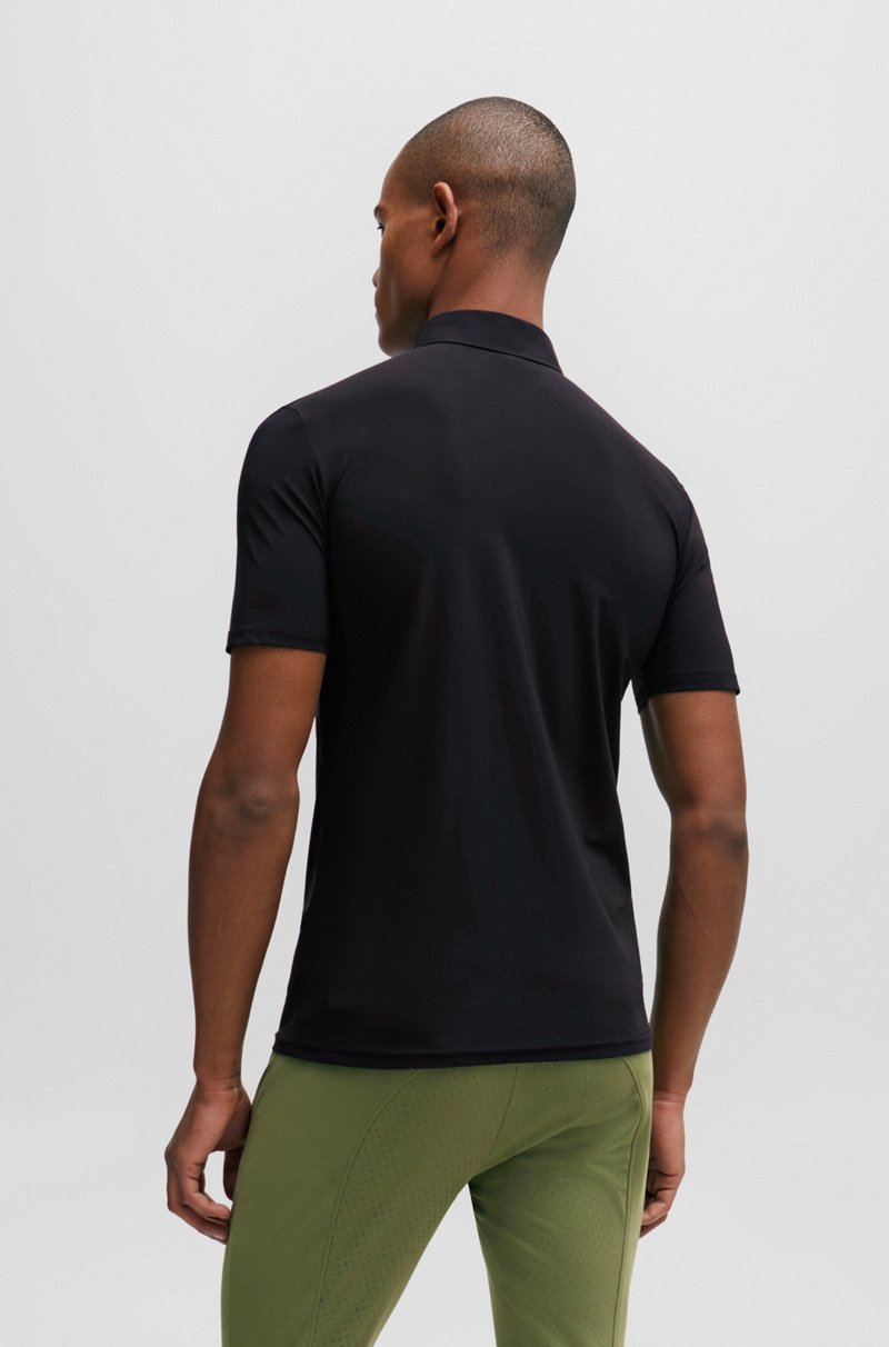 Hugo Boss Camisa De Equitación Para Doma Con Parche De Logo De La Marca