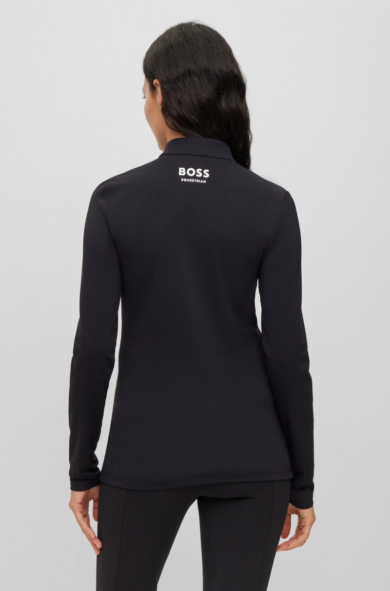 Hugo Boss Camisa De Equitación Para Doma Slim Fit Confeccionada En Material Superelástico