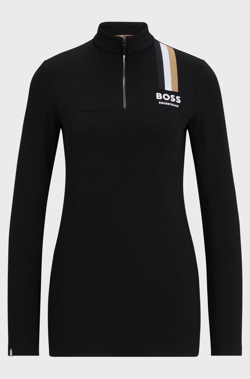 Hugo Boss Camisa de equitación para doma slim fit confeccionada en material superelástico