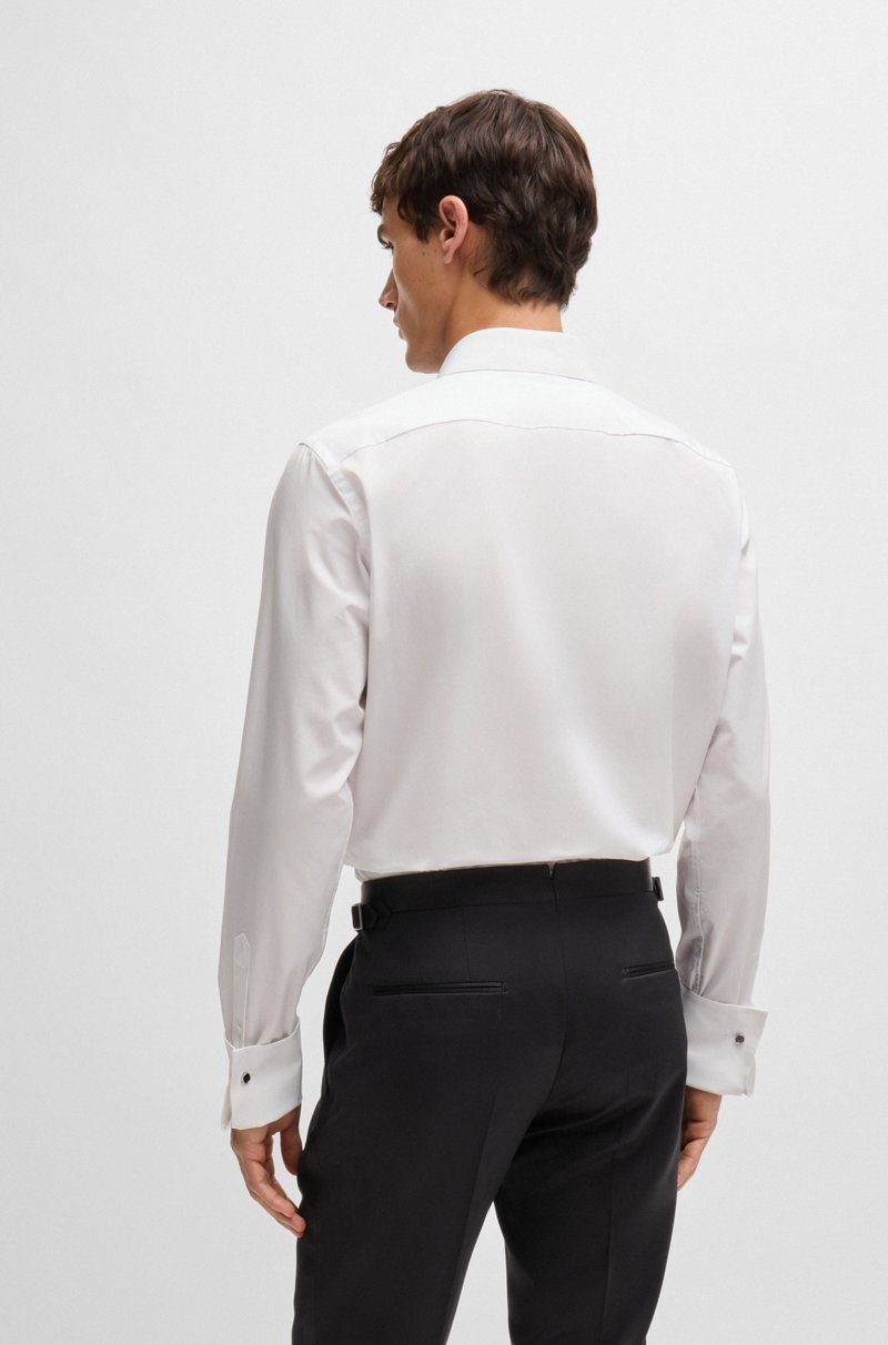 Hugo Boss Camisa De Vestir Regular Fit De Algodón Italiano