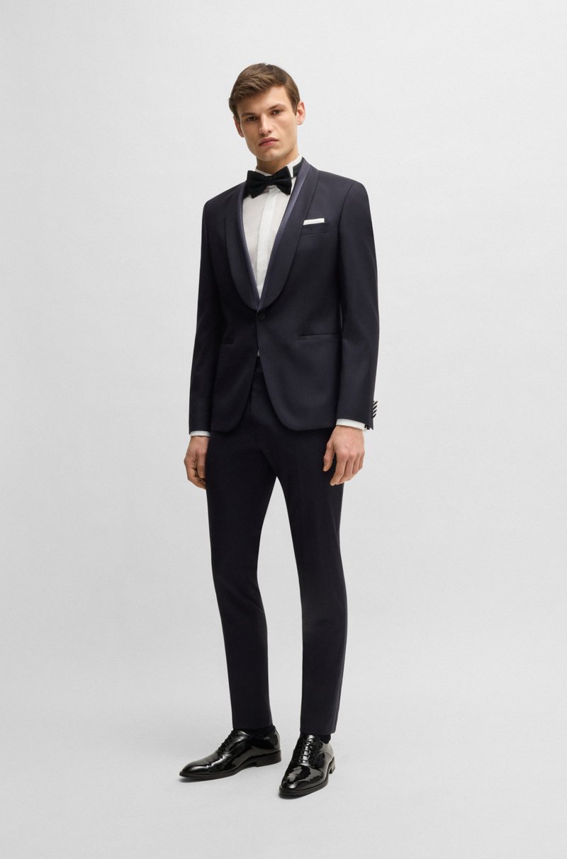 Hugo Boss Camisa De Vestir Slim Fit En Popelín De Algodón De Planchado Fácil