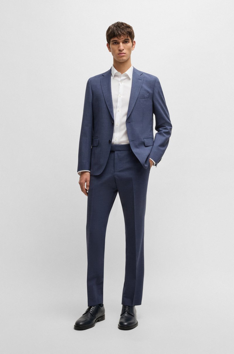 Hugo Boss Camisa Extra Slim Fit De Popelín De Mezcla De Algodón De Planchado Fácil