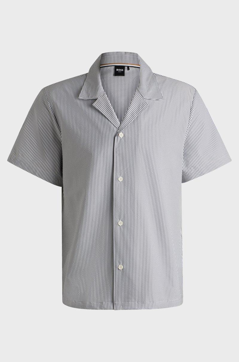 Hugo Boss Camisa Playera Regular Fit En Tejido De Sirsaca
