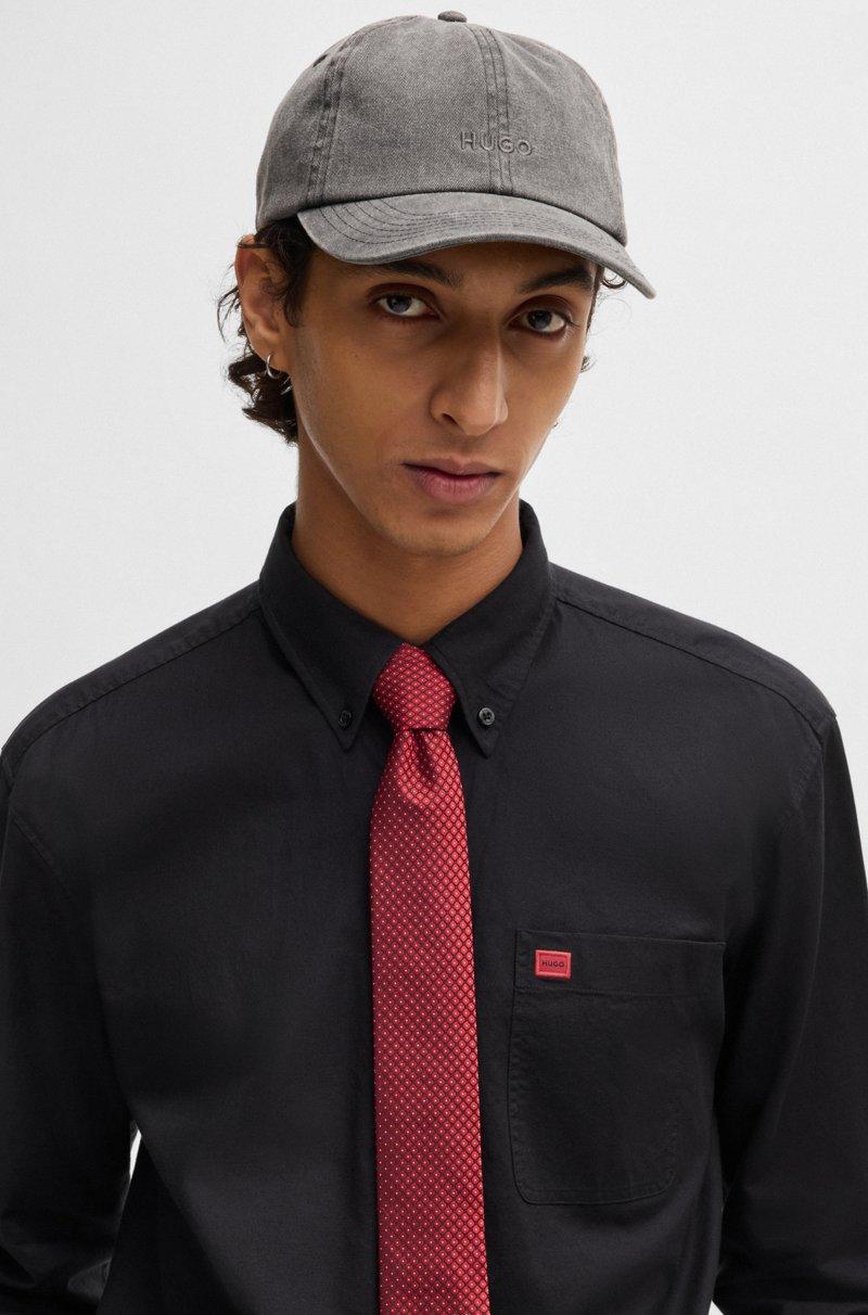 Hugo Boss Camisa Regular Fit Abotonada En Algodón Oxford Lavado
