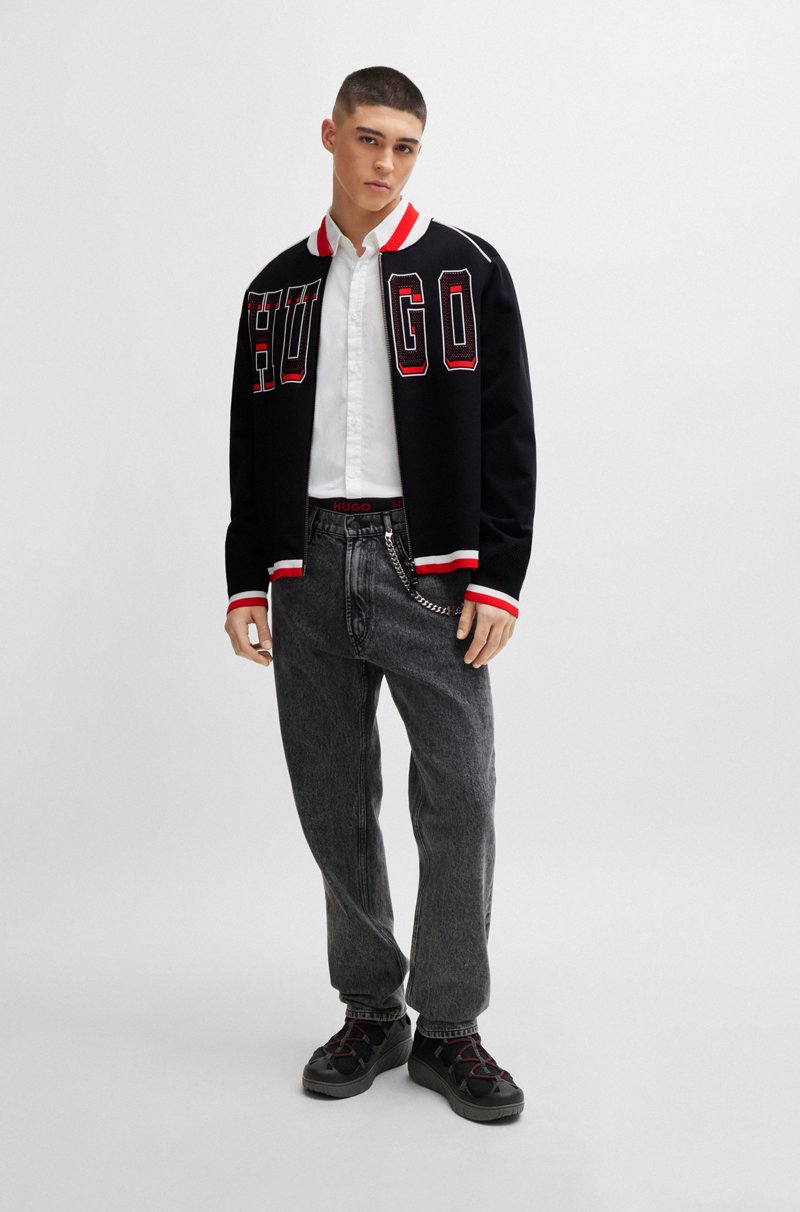 Hugo Boss Camisa Regular Fit De Algodón Elástico Con Cepillado Suavísimo