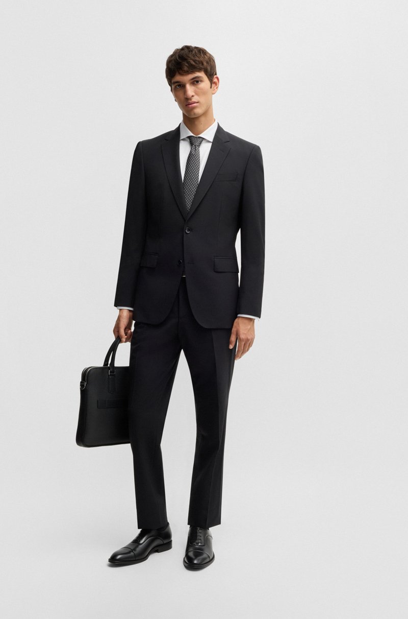 Hugo Boss Camisa Regular Fit De Algodón Estructurado