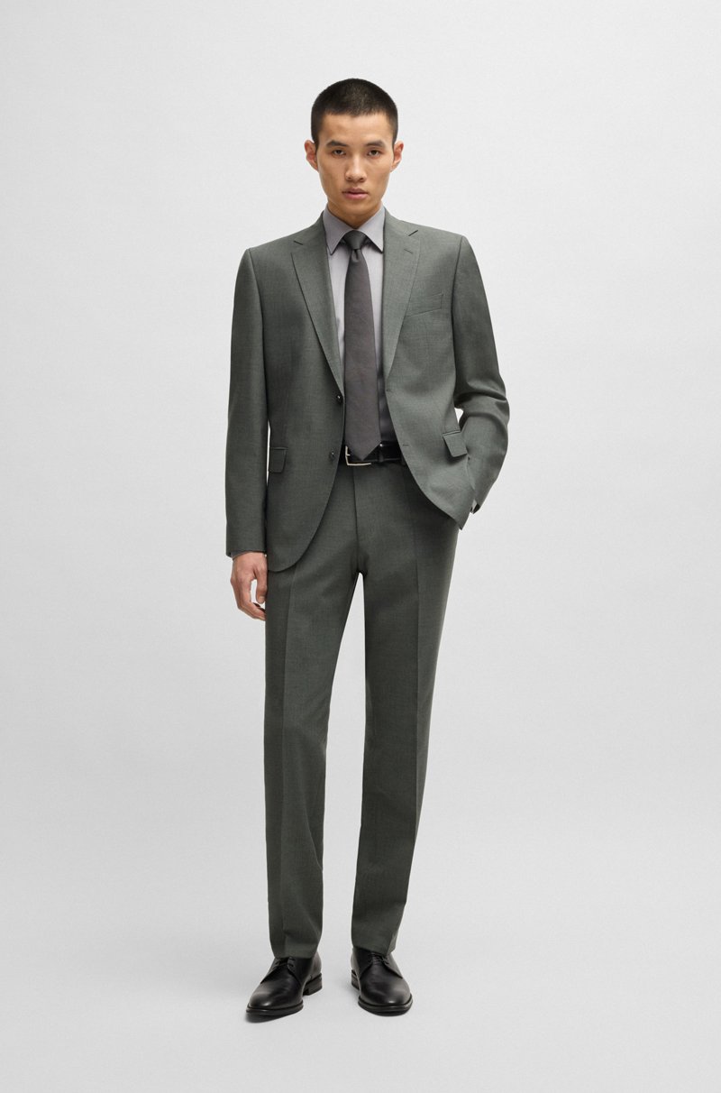 Hugo Boss Camisa Regular Fit De Planchado Fácil En Algodón Elástico Estructurado