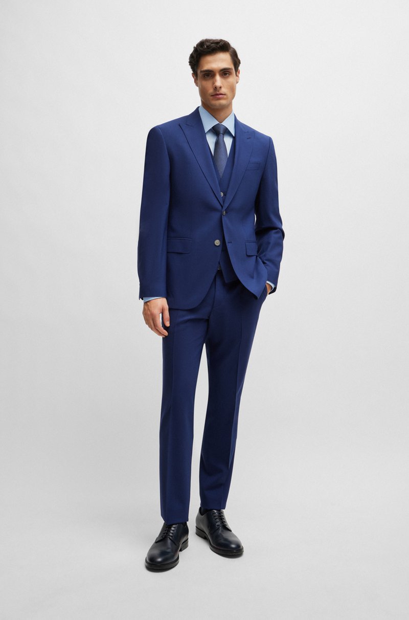 Hugo Boss Camisa Regular Fit En Popelín De Algodón De Planchado Fácil