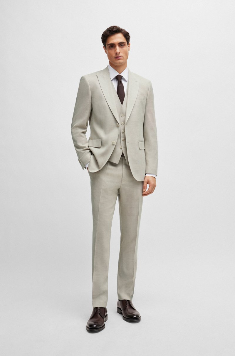 Hugo Boss Camisa Regular Fit En Popelín De Algodón De Planchado Fácil