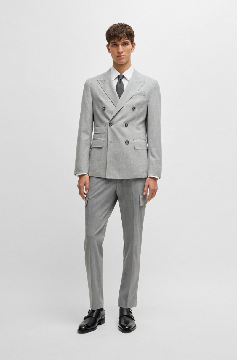 Hugo Boss Camisa Regular Fit En Popelín De Algodón Italiano