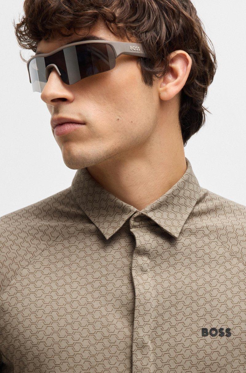 Hugo Boss Camisa Regular Fit En Punto De Piqué De Algodón