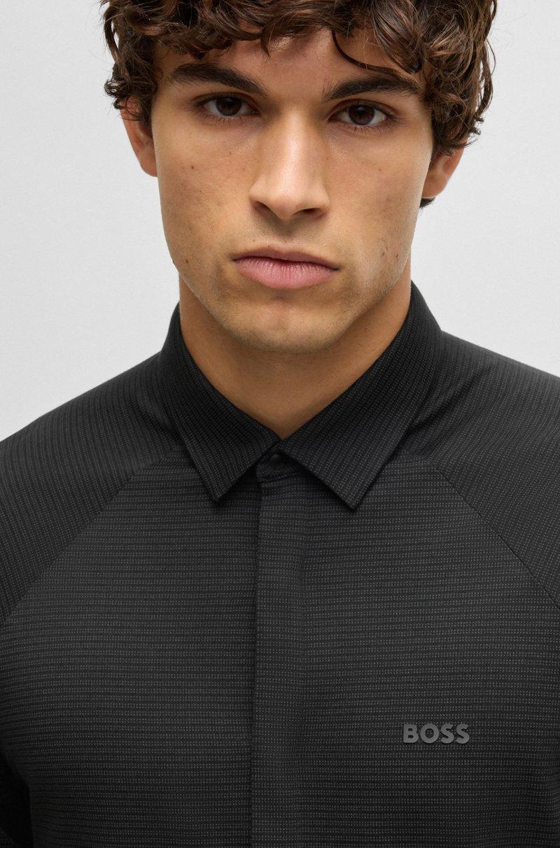 Hugo Boss Camisa Regular Fit En Punto De Piqué De Algodón